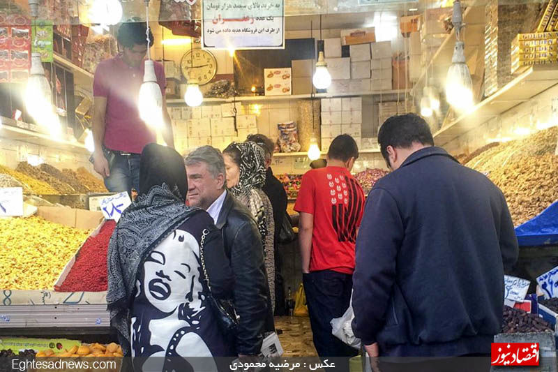 وضعیت بازار تهران تهران در شب عید 