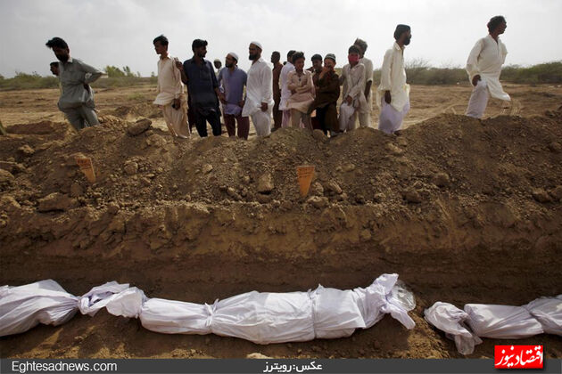 موج گرمای مرگبار در پاکستان (گزارش تصویری)