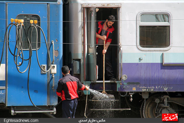 سرگذشت قطارها بعد از پیاده‌شدن مسافران (گزارش تصویری)