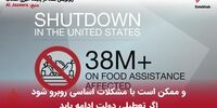 پیامدهای تعطیلی دولت فدرال در آمریکا