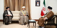 تصویری از دیدار سلطان عمان با رهبر انقلاب