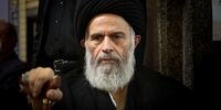 عکسی از موسوی بجنوردی در کنار سیدمحمد خاتمی
