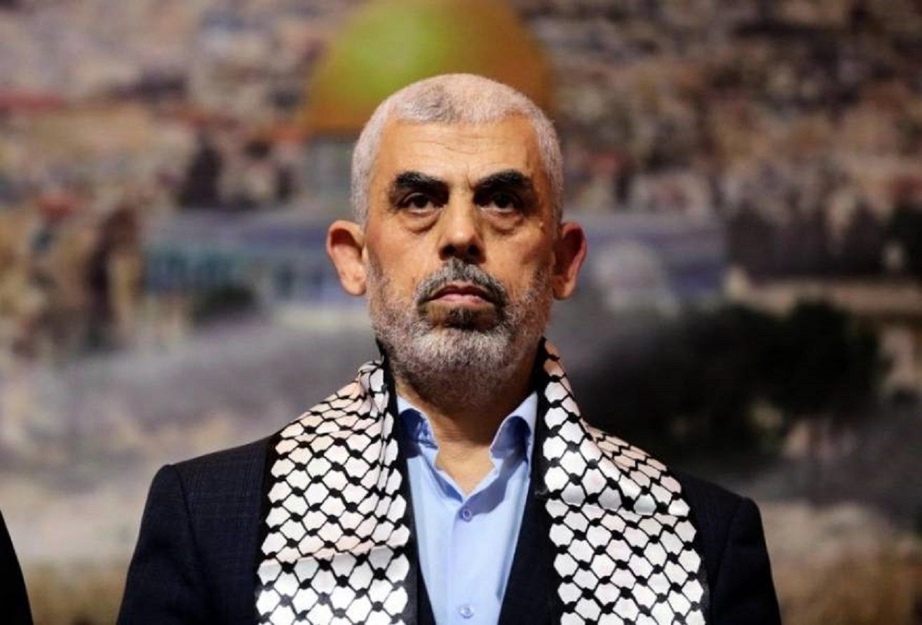 حضور رئیس جنبش حماس در مرکز درگیری‌ها در غزه + عکس