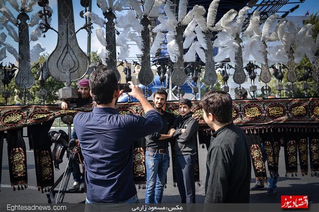 حال‌وهوای ظهر عاشورا در تهران (گزارش تصویری)