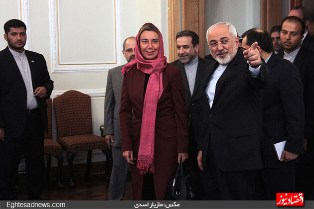 دیدار موگرینی و ظریف در تهران (گزارش تصویری)
