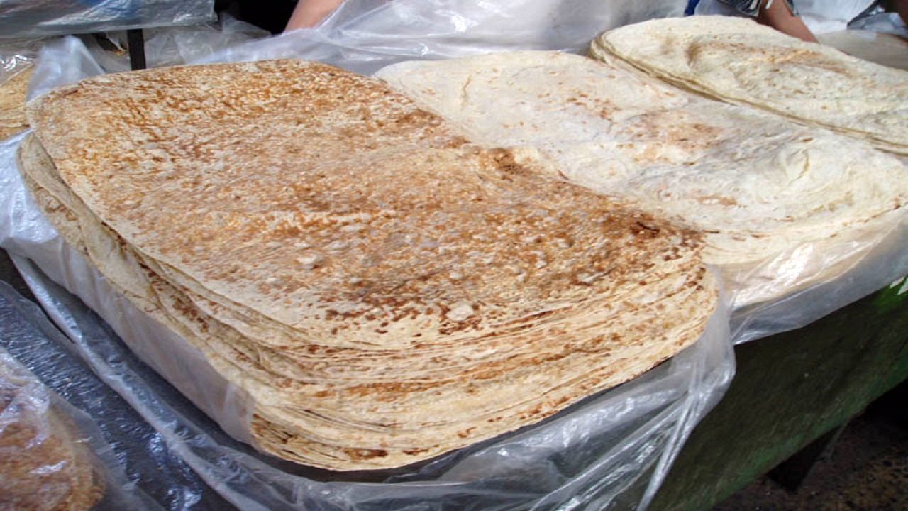 اعلام ​قیمت جدید انواع نان در شهر تهران 
