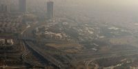 وضعیت ترسناک هوای تهران از بالای برج میلاد+ تصاویر