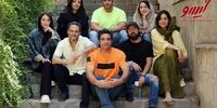 عکس | محمدرضا گلزار و هومن سیدی در پشت صحنه «گیسو» 