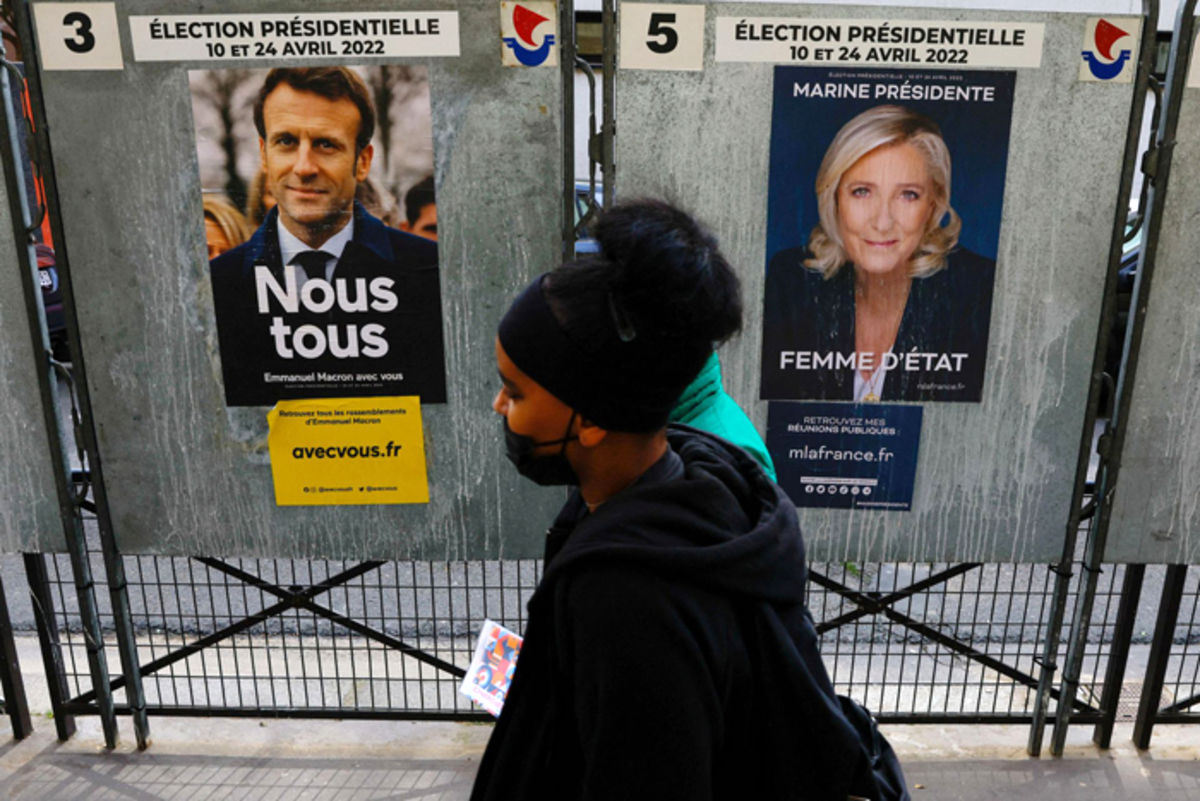 روز سرنوشت‌ساز برای مکرون/ فرانسوی ها به پای صندوق های رای رفتند+ عکس