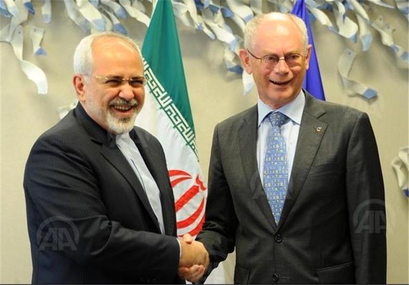 مذاکره ظریف با رییس شورای اروپا در بروکسل