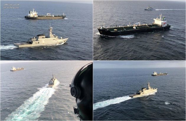 اسکورت نفتکش ایرانی Fortune توسط نیروی دریایی ونزوئلا از منطقه ویژه اقتصادی تا سواحل این کشور