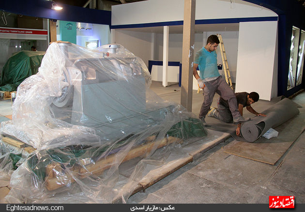 ضیافت نفتی برای خارجی‌ها، یک روز قبل از افتتاح(گزارش تصویری)