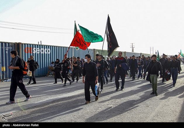 خروج زائران اربعین حسینی از مرز مهران