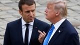  ترامپ باز هم مکرون را مسخره کرد/نه، نه دونالد، این کار را نمی‌کنم +فیلم