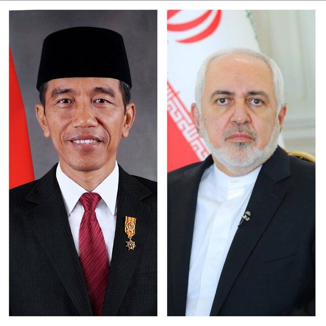قدردانی ظریف از مواضع اندونزی در شورای امنیت برای حفظ برجام در دیدار با رئیس‌جمهور این کشور
