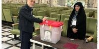 علی اکبر صالحی رای خود را به صندوق انداخت