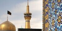 حرم رضوی سیاه‌پوش شد+ تصاویر
