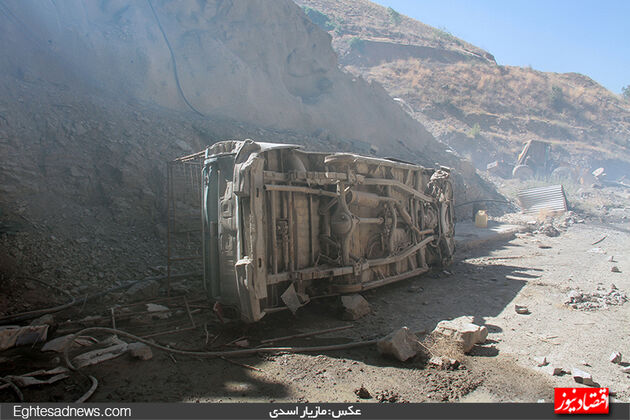 خودروهای به گل نشسته پس از سیل شمال (گزارش تصویری)