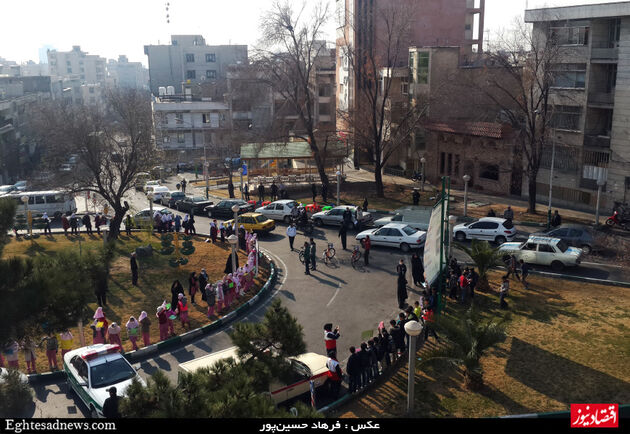 تجمع دانش‌آموزی برای هوای پاک + گزارش تصویری