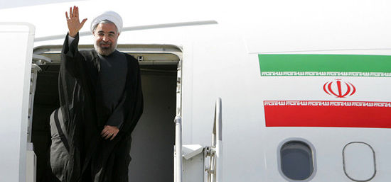 روحانی در راه نیویورک