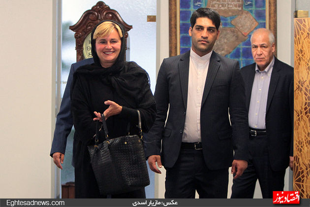 لحظه به لحظه حضور وزیر ایتالیایی در اتاق ایران (گزارش تصویری)