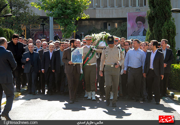 گزارش تصویری مراسم تشییع پیکر بیژن رحیمی دانش