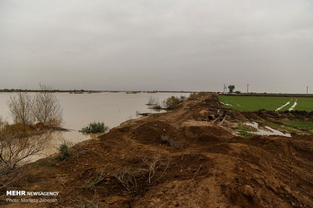 مقابله با محاصره سیلاب در خوزستان