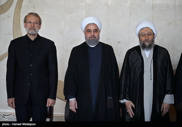حضور سران 3 قوه در مراسم تشییع پیکر شهدای حادثه تروریستی