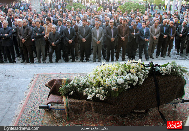 گزارش تصویری مراسم تشییع پیکر بیژن رحیمی دانش