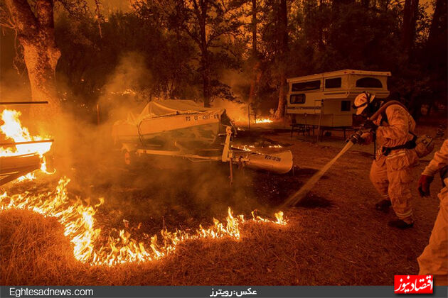 آتش‌سوزی در کالیفرنیا (گزارش تصویری)