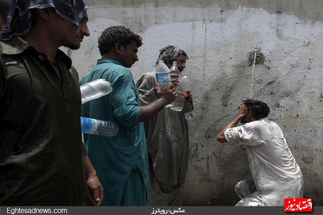 موج گرمای مرگبار در پاکستان (گزارش تصویری)