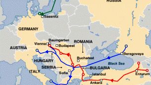 خط لوله انتقال گاز از شرق سیبری به  مرز چین می رود