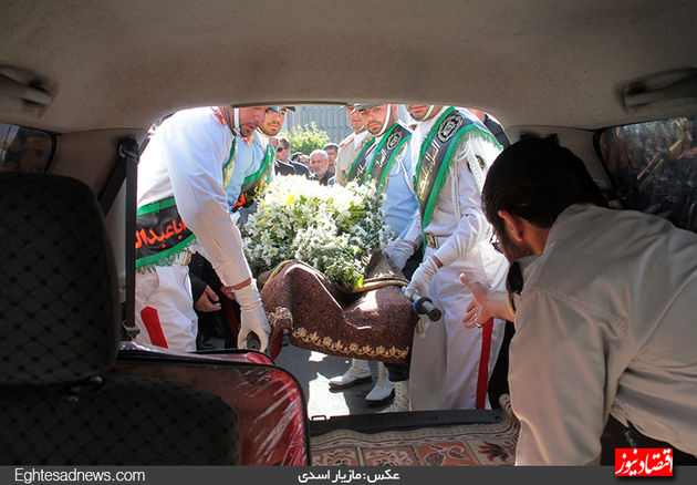 گزارش تصویری مراسم تشییع پیکر بیژن رحیمی دانش