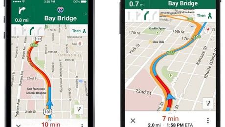 به روزرسانی سرویس نقشه گوگل برای اندروید و آیفون