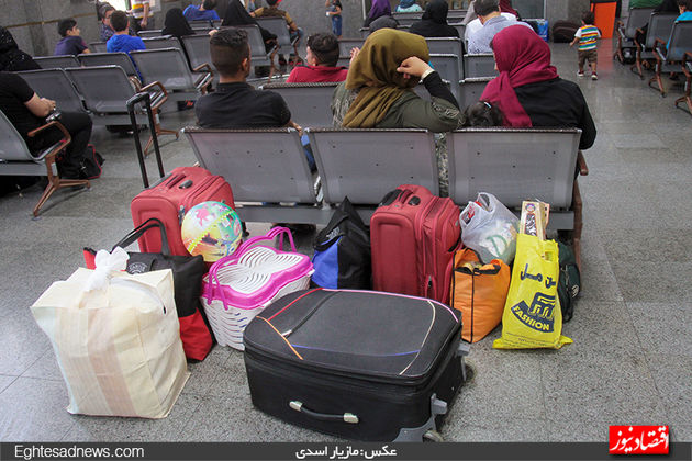 راه‌آهن در شلوغ‌ترین روزهای کاری‌اش چه شکلی است؟(گزارش تصویری)