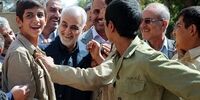 قاسم سلیمانی در پشت صحنه فیلم «۲۳ نفر»