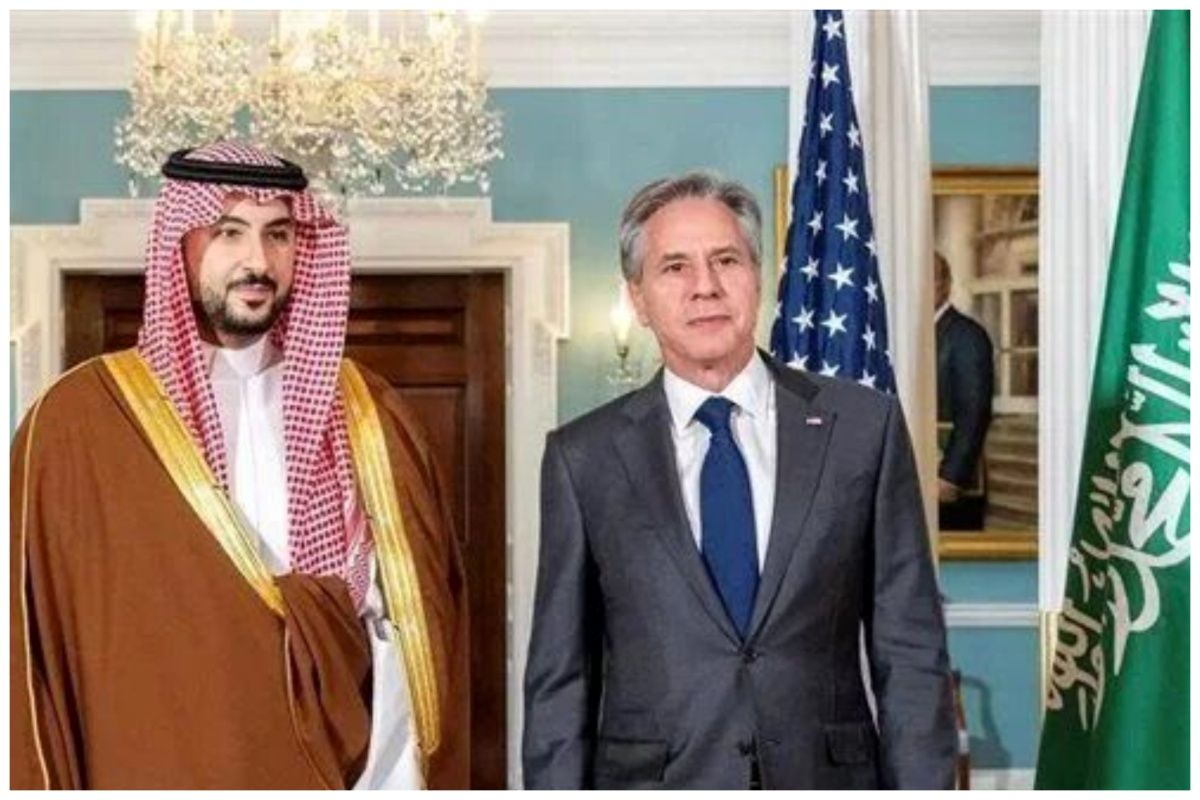 گفتگوی  وزیر دفاع عربستان و بلینکن در آمریکا 