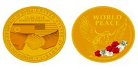 مدال‌ 1000 دلاری یادبود دیدار «اون» و ترامپ! + عکس