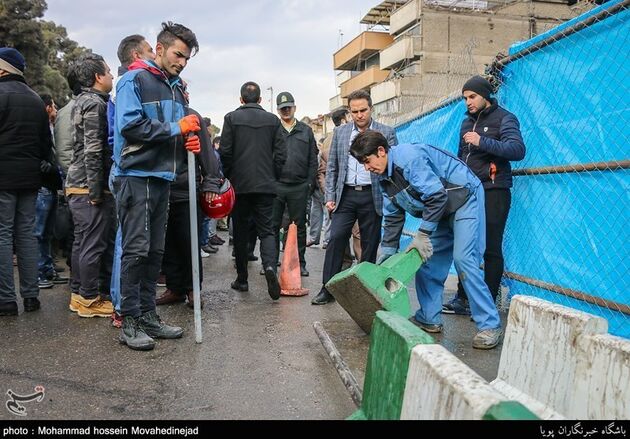 بازگشایی خیابان جمهوری پس از 10 روز