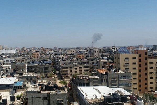 بمباران هوایی غزه از سوی رژیم صهیونیستی +فیلم