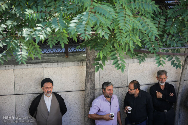 مراسم تشییع پیکر مرحوم حبیب الله کاسه ساز