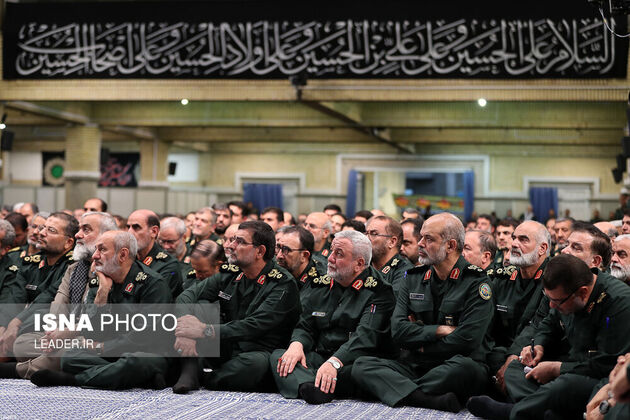 دیدار فرماندهان سپاه پاسداران با مقام معظم رهبری