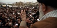 عکس ویژه‌ای از گفتگوی رهبر انقلاب با یکی از زلزله‌زدگان کرمانشاه + عکس