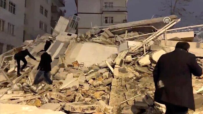  اولین فیلم از خسارات زلزله مهیب ترکیه 