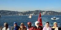 همسر جهانگیری در ضیافت ناهار همسر اردوغان + عکس