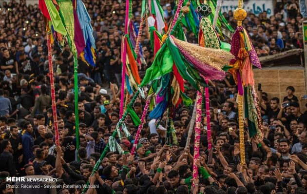 تصاویر برگزاری آیین « علم پیغمبر» در میناب