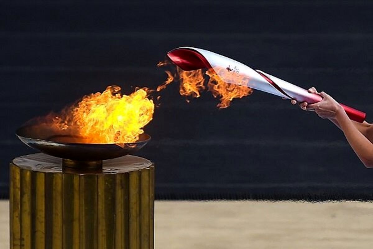 مشعل المپیک 2024 در این کشور روشن شد