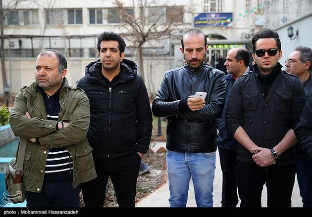 تشییع پیکر مرحوم کاظم افرندنیا