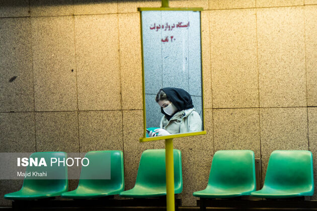 تصاویر مترو تهران پس از نوروز