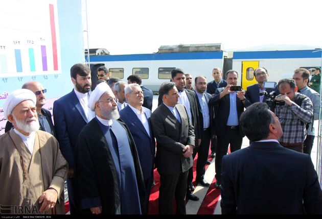 بهره برداری از راه آهن تهران - همدان